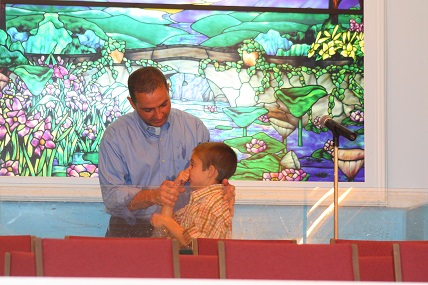 Timmons at church