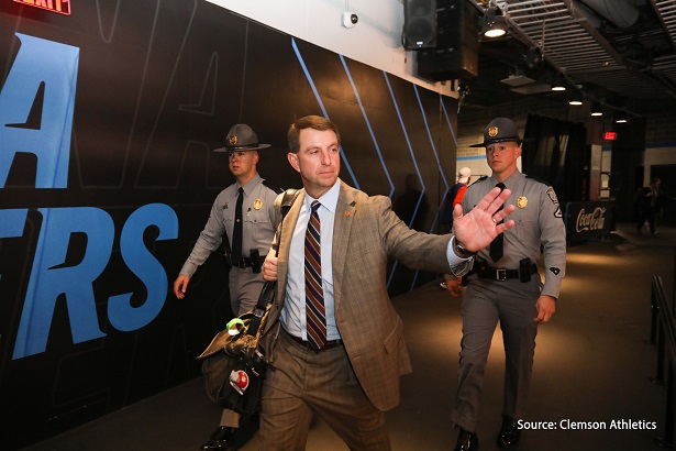 SCHP with Dabo at Clemson