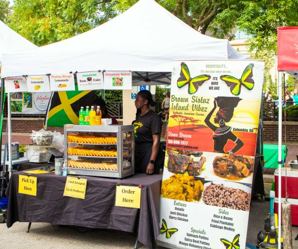 Brown at Soda City Market