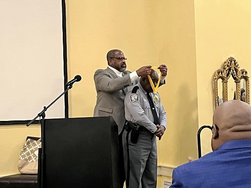 SCHP Colonel honored gold 