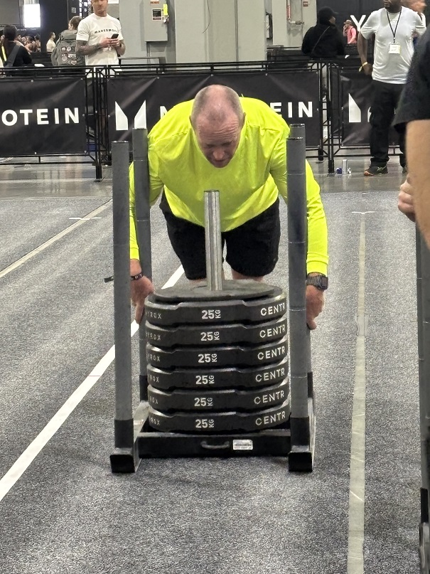 Craig in training