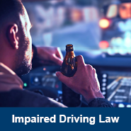 Impaired driving law icon