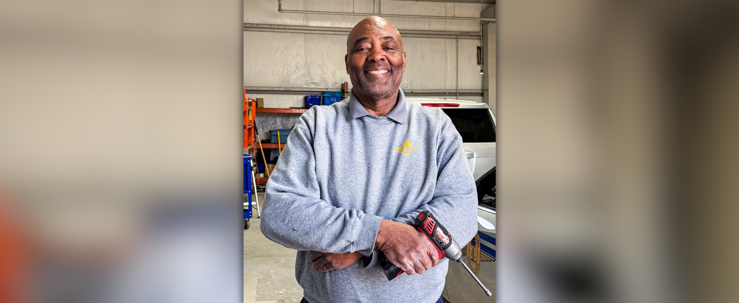 Wendell Walker at the DPS Fleet shop